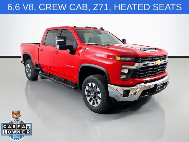 Red Hot 2024 Chevrolet Silverado 2500HD LT Crew Cab 4WD Pickup Truck Four-Wheel Drive Automatic
