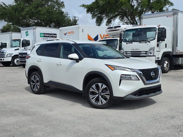 Pearl White 2023 Nissan Rogue SV FWD SUV / Crossover Front-Wheel Drive Continuously Variable Transmission