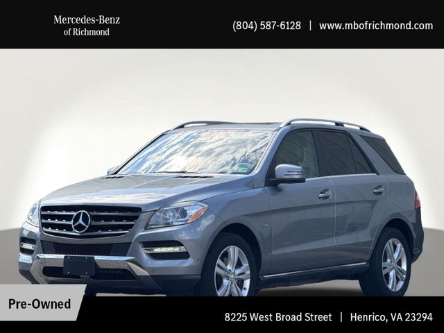 Palladium Silver Metallic 2012 Mercedes-Benz M-Class ML 350 BlueTEC 4MATIC SUV / Crossover All-Wheel Drive 7-Speed Automatic