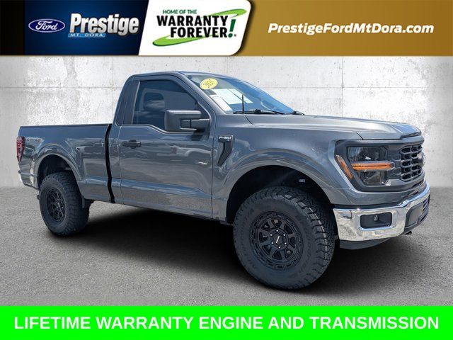 Carbonized Gray Metallic 2025 Ford F-150 XL Regular Cab 4WD Pickup Truck Four-Wheel Drive Automatic