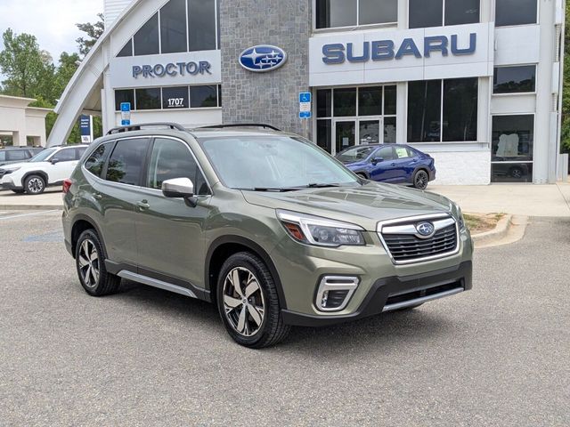 Jasper Green Metallic 2021 Subaru Forester Touring Crossover AWD SUV / Crossover All-Wheel Drive Continuously Variable Transmission