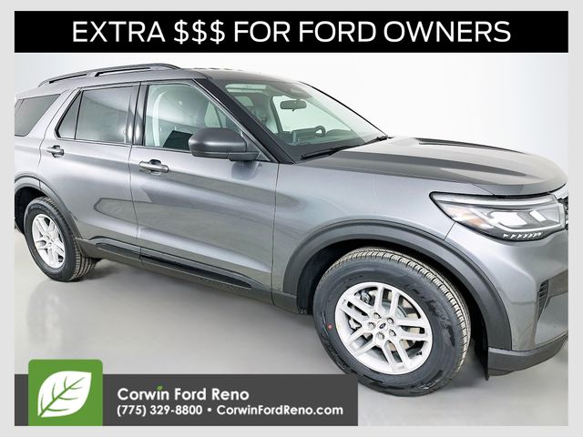 Carbonized Gray Metallic 2026 Ford Explorer Active AWD SUV / Crossover All-Wheel Drive Automatic