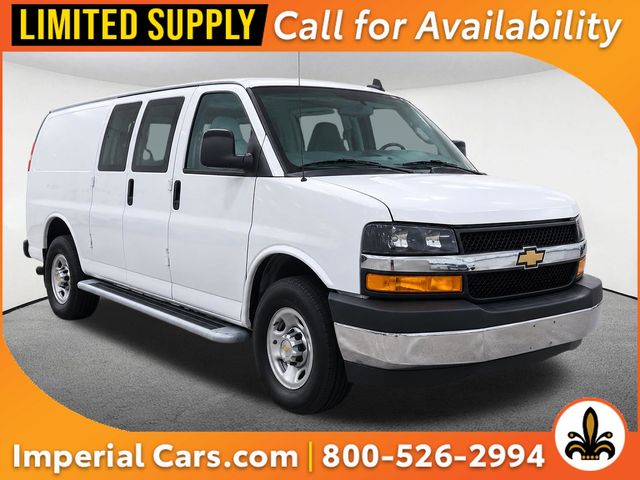 Summit White 2025 Chevrolet Express Cargo Van Rear-Wheel Drive 8-Speed Automatic Overdrive
