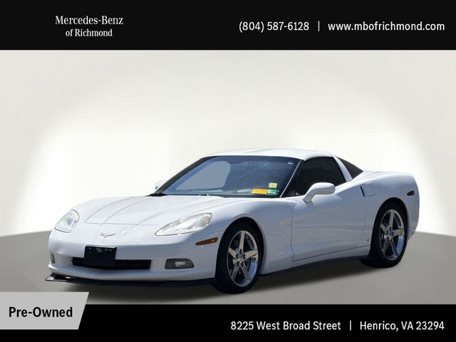 Arctic White 2006 Chevrolet Corvette Coupe RWD Coupe Rear-Wheel Drive 6-Speed Automatic