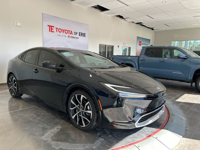 Midnight Black Metallic 2025 Toyota Prius Plug-In Hybrid XSE Premium FWD Hatchback Front-Wheel Drive Continuously Variable Transmission
