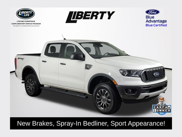 Oxford White 2021 Ford Ranger Pickup Truck Four-Wheel Drive Automatic