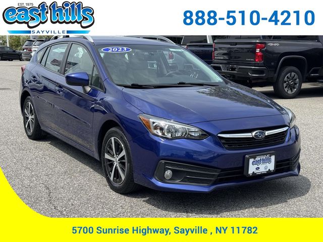 Sapphire Blue Pearl 2023 Subaru Impreza Premium Wagon AWD Wagon All-Wheel Drive Continuously Variable Transmission