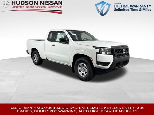 2025 Glacier White Nissan Frontier S RWD Truck