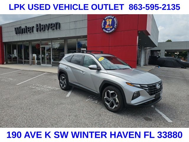 Shimmering Silver 2024 Hyundai Tucson SEL AWD SUV / Crossover All-Wheel Drive 8-Speed Automatic