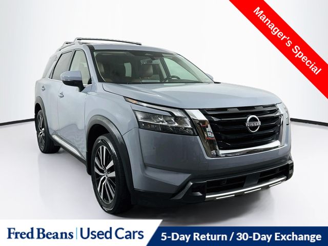 Boulder Gray Pearl 2023 Nissan Pathfinder SUV / Crossover All-Wheel Drive 9-Speed Automatic