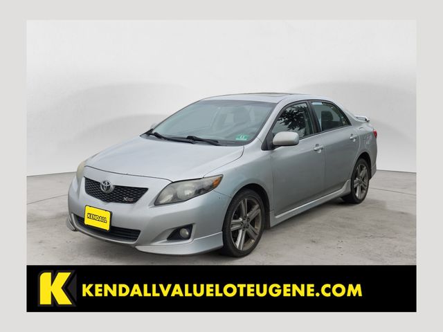 Classic Silver 2009 Toyota Corolla XRS Sedan Front-Wheel Drive 5-Speed Automatic