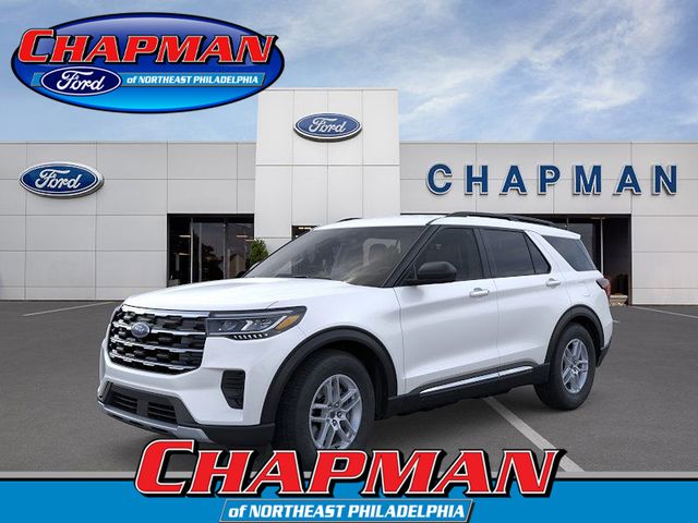 Star White Metallic Tri-Coat 2025 Ford Explorer Active AWD SUV / Crossover All-Wheel Drive Automatic