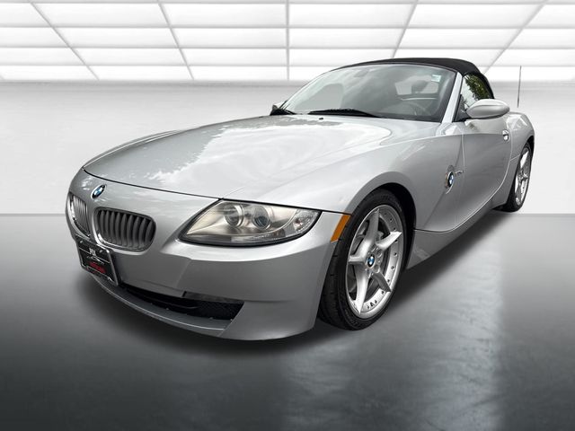 Silver 2007 BMW Z4 3.0si Roadster RWD Convertible Rear-Wheel Drive 6-Speed Automatic