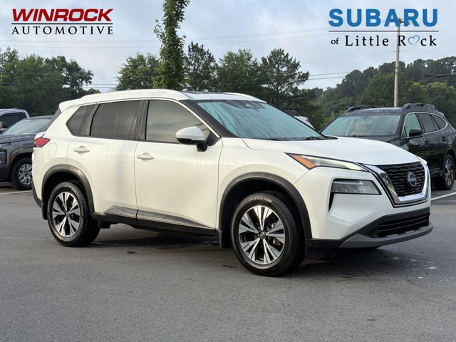 Pearl White 2023 Nissan Rogue SV FWD SUV / Crossover Front-Wheel Drive Continuously Variable Transmission