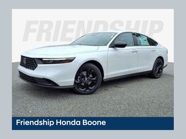 Platinum White Pearl 2025 Honda Accord Sedan Front-Wheel Drive Continuously Variable Transmission