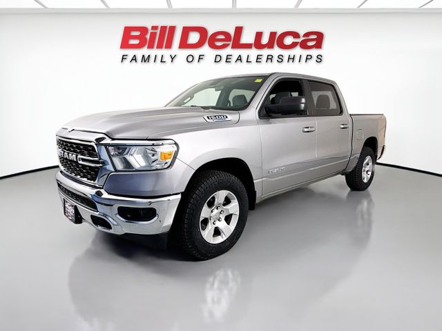 Billet Silver Metallic 2022 RAM 1500 Big Horn Crew Cab 4WD Pickup Truck Four-Wheel Drive 8-Speed Automatic
