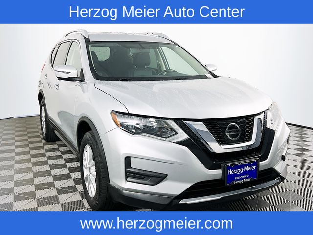 Brilliant Silver 2017 Nissan Rogue SV AWD SUV / Crossover All-Wheel Drive Continuously Variable Transmission