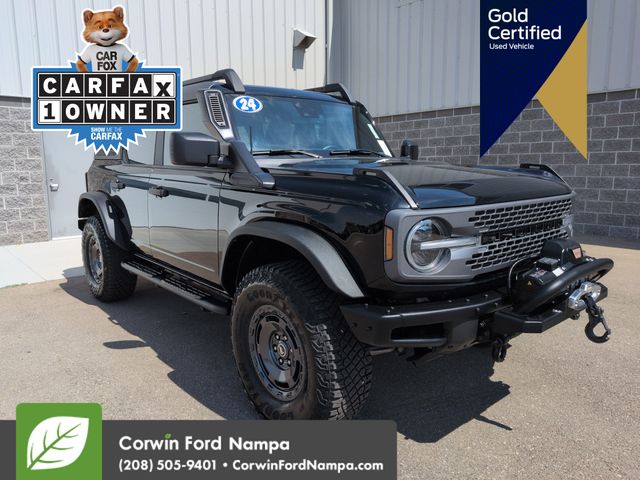 Shadow Black 2024 Ford Bronco SUV / Crossover Four-Wheel Drive Automatic
