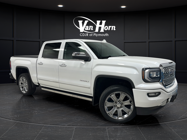 White Frost Tricoat 2018 GMC Sierra 1500 Pickup Truck Four-Wheel Drive 8-Speed Automatic Overdrive