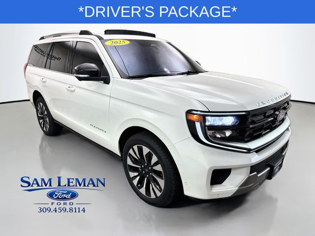 White Metallic 2025 Ford Expedition SUV / Crossover Four-Wheel Drive Automatic