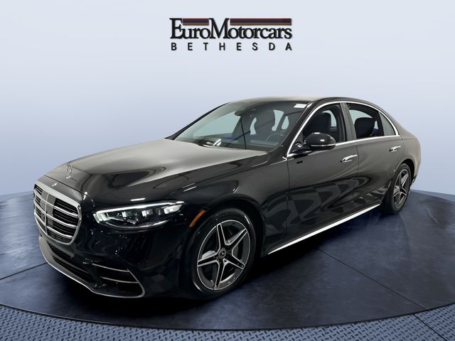 Obsidian Black Metallic 2024 Mercedes-Benz S-Class Sedan All-Wheel Drive 9-Speed Automatic