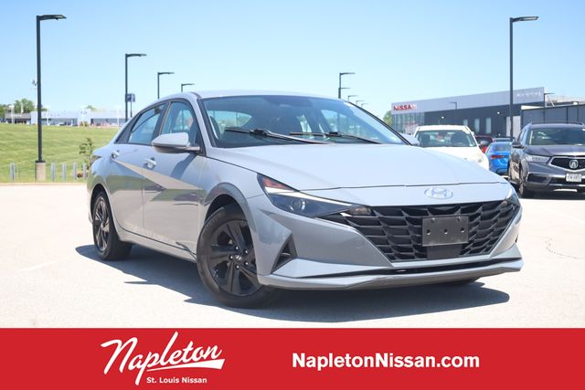 Electric Shadow 2021 Hyundai Elantra SEL FWD Sedan Front-Wheel Drive Continuously Variable Transmission