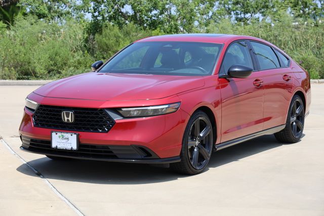2023 Honda Accord Hybrid Sport-L Red at DeMontrond Automotive Group