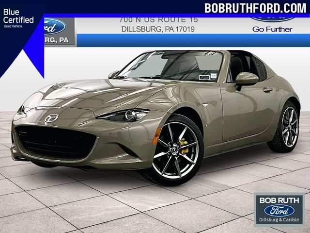 Zircon Sand Metallic 2023 Mazda MX-5 Miata RF Grand Touring RWD Convertible Rear-Wheel Drive 6-Speed Automatic