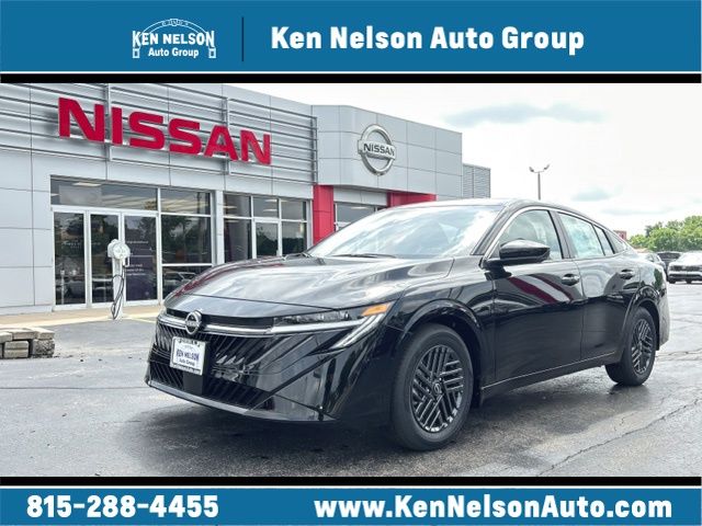Super Black 2026 Nissan Sentra Sedan Front-Wheel Drive Continuously Variable Transmission