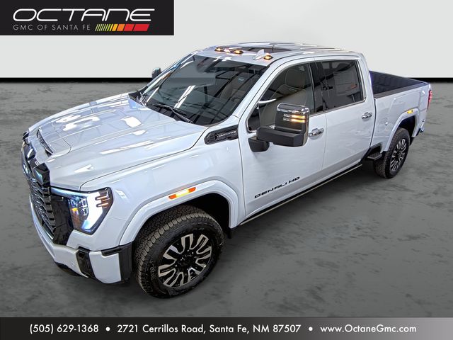 Glacier White 2026 GMC Sierra 2500HD Denali Ultimate Crew Cab 4WD Pickup Truck Four-Wheel Drive Automatic