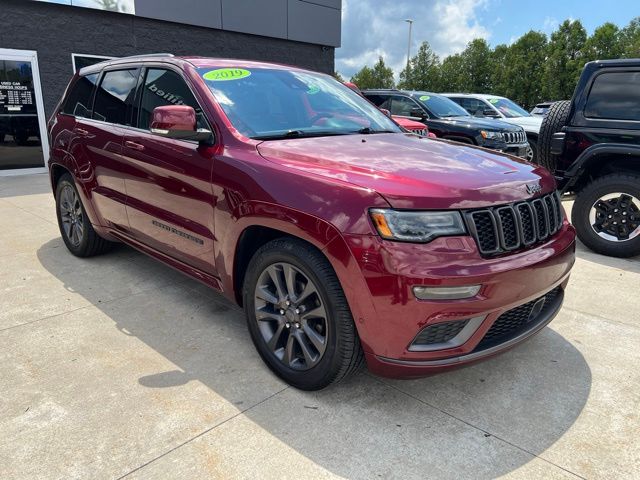Velvet Red Pearlcoat 2019 Jeep Grand Cherokee SUV / Crossover Four-Wheel Drive 8-Speed Automatic