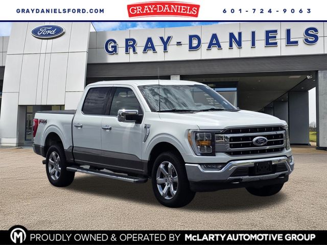 Star White Metallic Tri-Coat 2021 Ford F-150 Pickup Truck Four-Wheel Drive Automatic