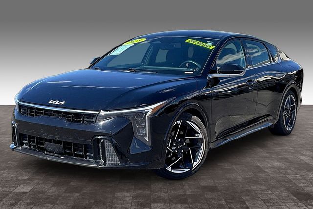 Aurora Black Pearl 2025 Kia K4 GT-Line FWD Sedan Front-Wheel Drive Continuously Variable Transmission