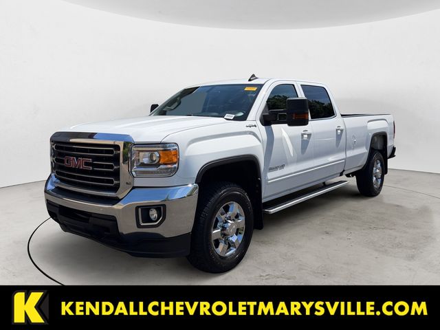Summit White 2017 GMC Sierra 3500HD SLE Crew Cab 4WD Pickup Truck Four-Wheel Drive 6-Speed Automatic Overdrive