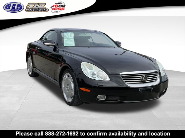 Black 2003 Lexus SC 430 RWD Convertible Rear-Wheel Drive 5-Speed Automatic Overdrive