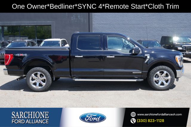 Black Metallic 2022 Ford F-150 Pickup Truck Four-Wheel Drive Automatic