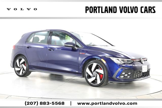 Atlantic Blue Metallic 2022 Volkswagen Golf GTI Hatchback Front-Wheel Drive 6-Speed Manual