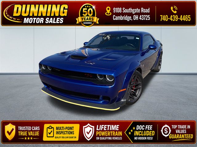 Indigo Blue 2021 Dodge Challenger Coupe Rear-Wheel Drive 8-Speed Automatic