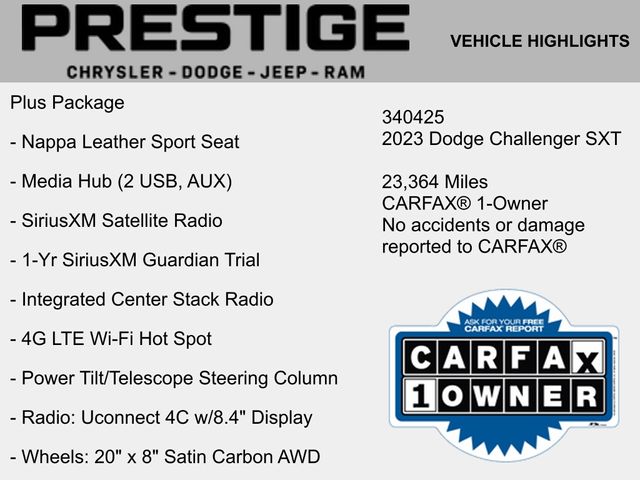 2023 Dodge Challenger SXT 6