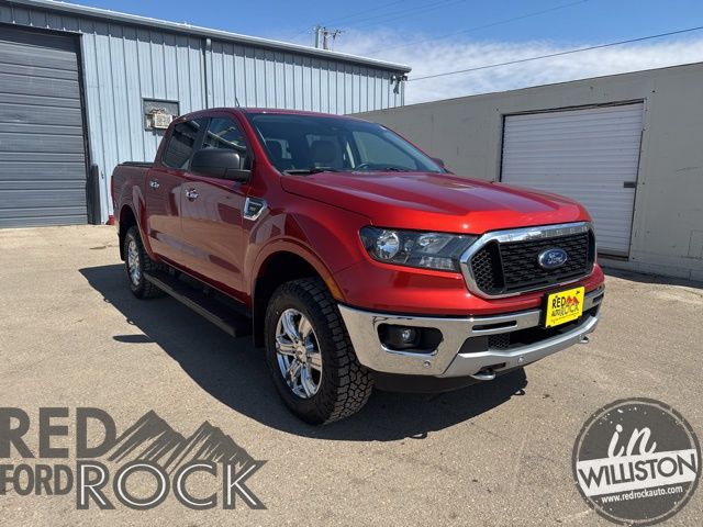 Chili Pepper Red 2019 Ford Ranger XLT SuperCrew 4WD Pickup Truck Four-Wheel Drive Automatic