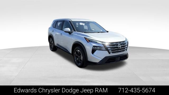 Brilliant Silver Metallic 2025 Nissan Rogue SV AWD SUV / Crossover All-Wheel Drive Continuously Variable Transmission