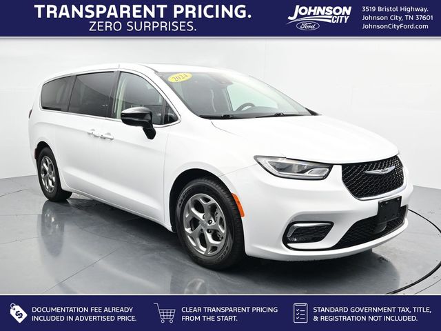 Bright White Clearcoat 2024 Chrysler Pacifica Minivan Front-Wheel Drive 9-Speed Automatic