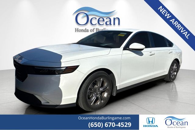Platinum White Pearl 2024 Honda Accord EX FWD Sedan Front-Wheel Drive Continuously Variable Transmission