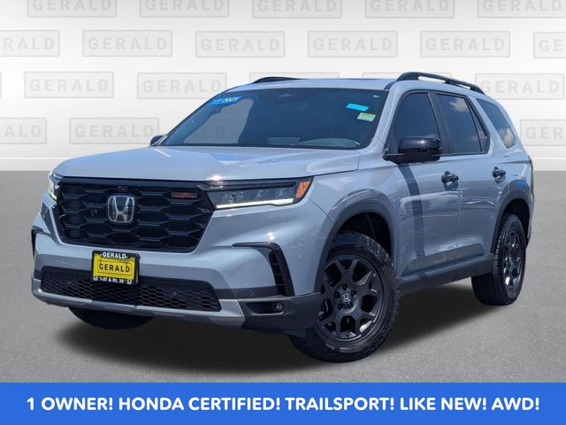 Sonic Gray Pearl 2025 Honda Pilot SUV / Crossover All-Wheel Drive Automatic