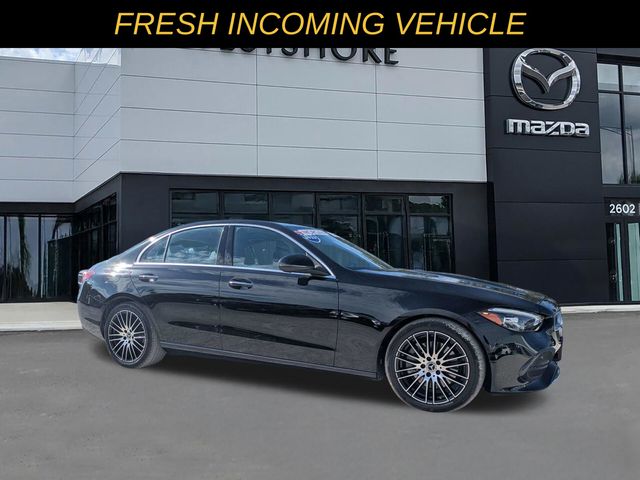 Black 2025 Mercedes-Benz C-Class Sedan All-Wheel Drive 9-Speed Automatic