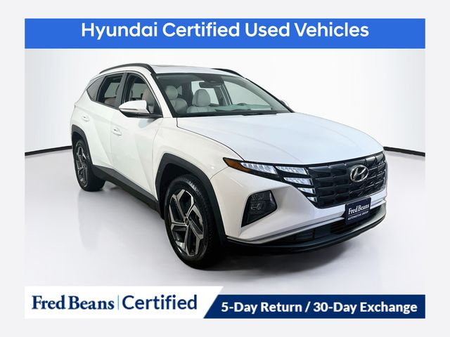 Serenity White Pearl 2023 Hyundai Tucson SUV / Crossover All-Wheel Drive 8-Speed Automatic