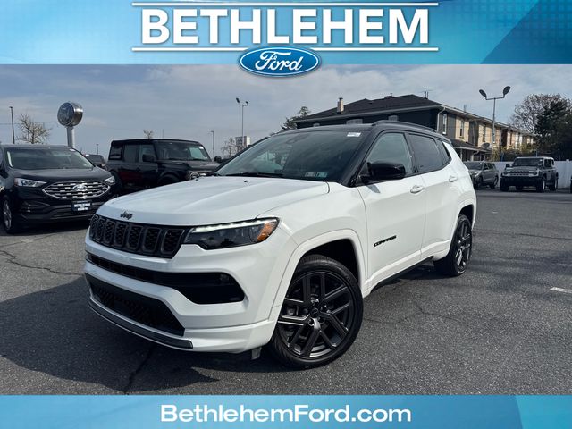 Bright White Clearcoat 2025 Jeep Compass Limited 4WD SUV / Crossover Four-Wheel Drive 8-Speed Automatic