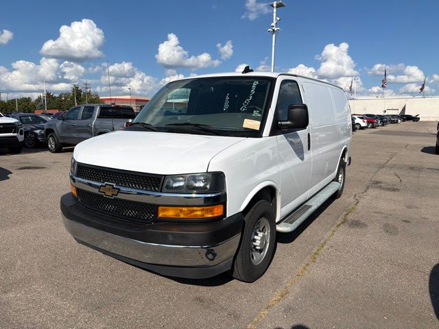 Summit White 2025 Chevrolet Express Cargo Van Rear-Wheel Drive 8-Speed Automatic Overdrive
