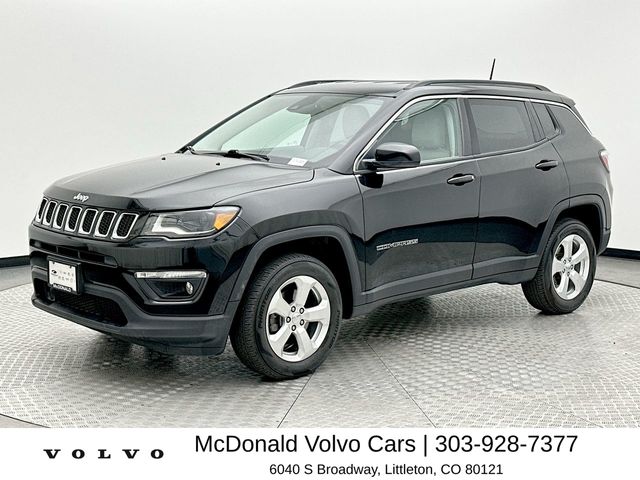 Diamond Black Crystal Pearlcoat 2018 Jeep Compass SUV / Crossover Four-Wheel Drive 9-Speed Automatic