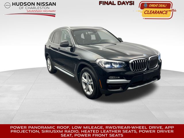 2019 Jet Black BMW X3 sDrive30i RWD SUV